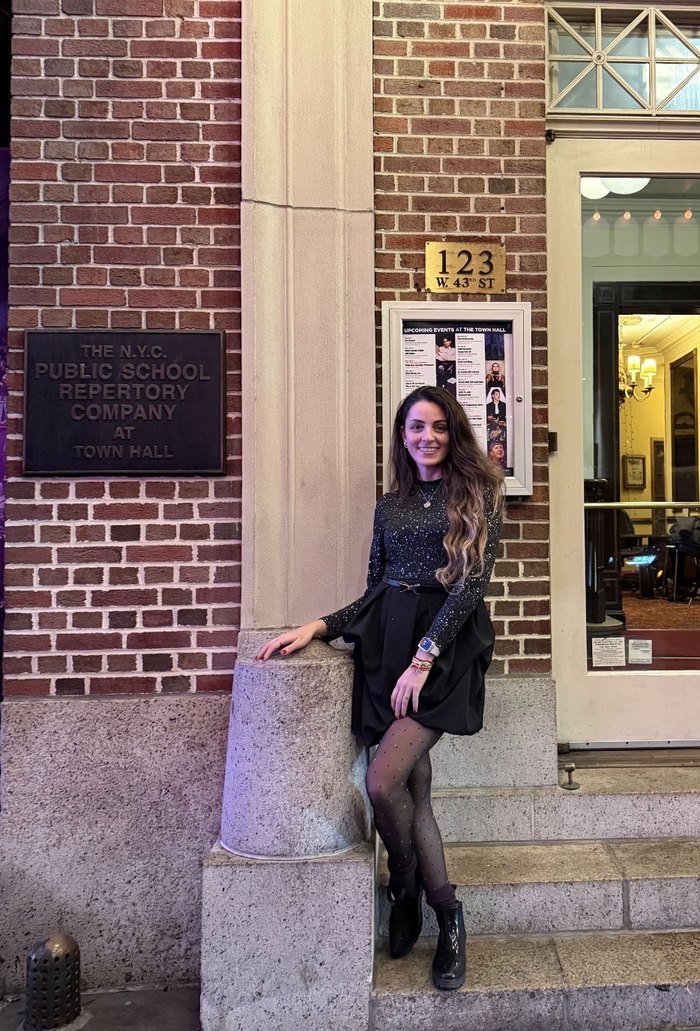 Barbara em Nova York, na escola onde tudo começou