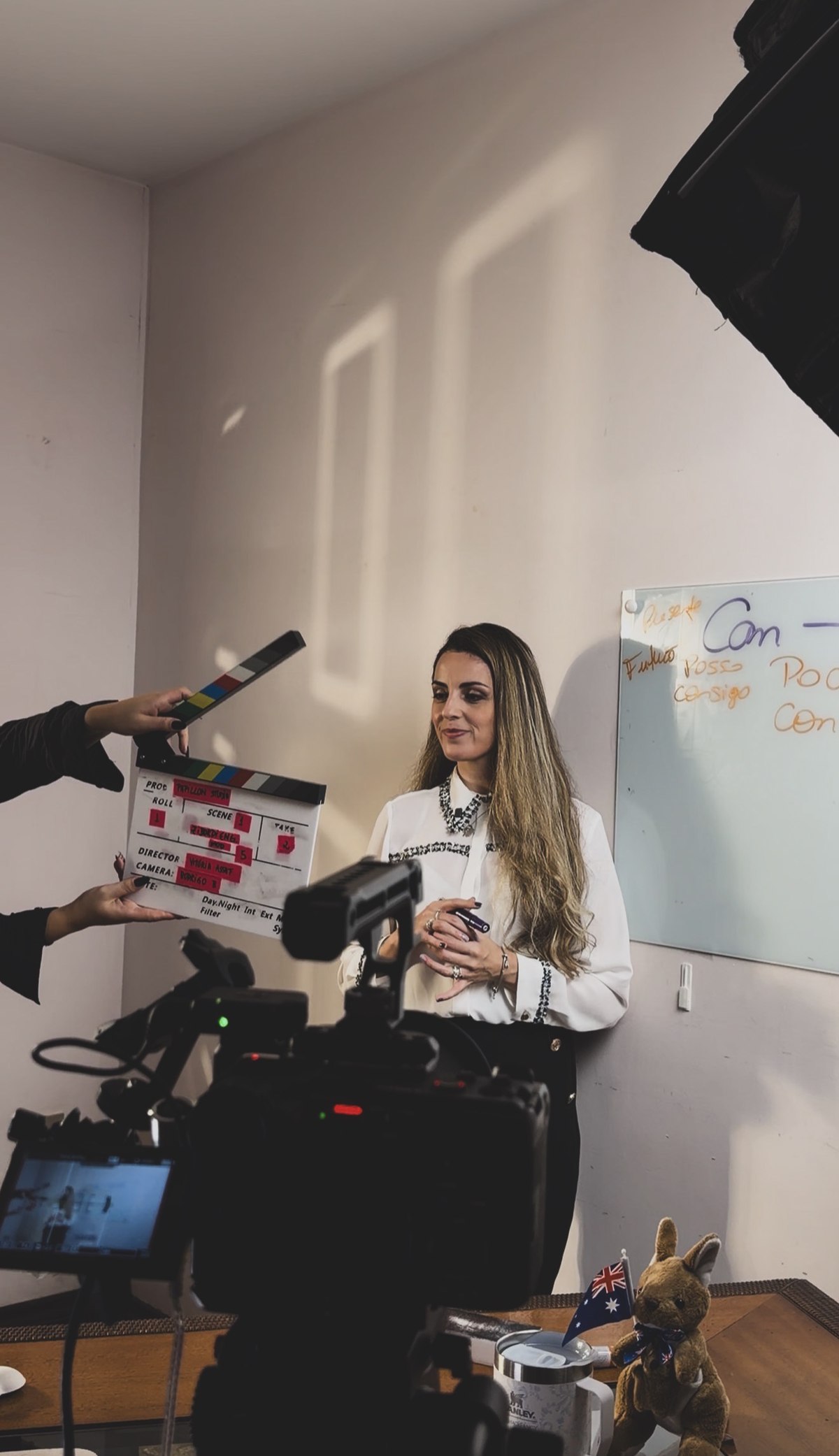 Bastidores de gravação, Zibordi English